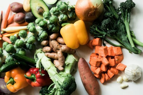 Légumes colorés antioxydants